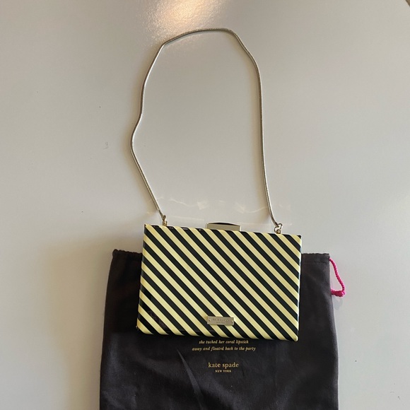 KATE SPADE "MISS PENNY'S" VINYL EMANUELLE ICE CREAM FRAME BOX CLUTCH - Picture 8 of 11